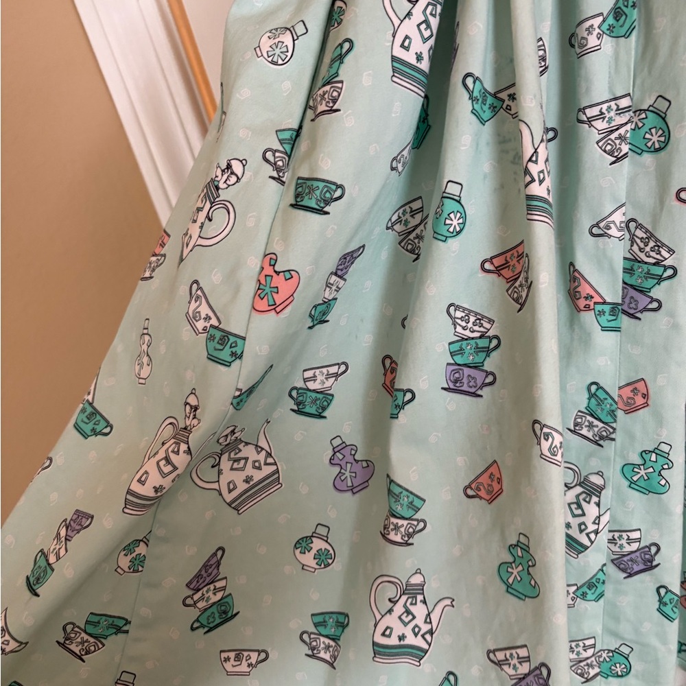 Disney Parks Rare Mad Hatters Teacup Midi Dress - Picture 6 of 13